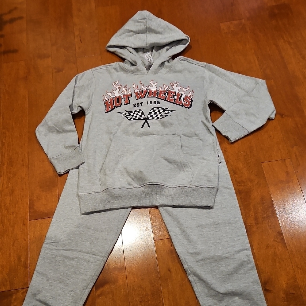 New Mattel Hot Wheels 2pc Hoodie Jogger Set